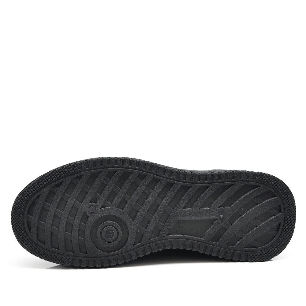 Sneakers Scarpe Da Ginnastica Donna Con Platform AD-300 Bianco Nero