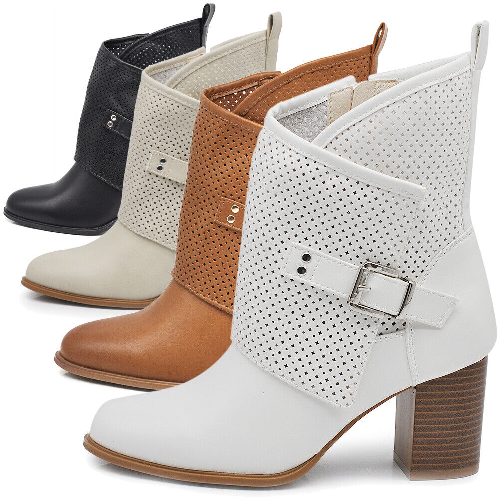 Stivali Primaverili Stivaletti Estivi Donna Traforati Stivali Donna