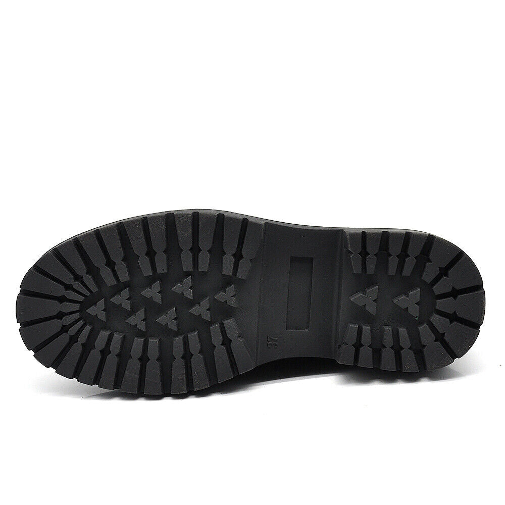 Scarpe Da Donna Mocassini Loafer Con Lacci Stringati Platform MP369-3