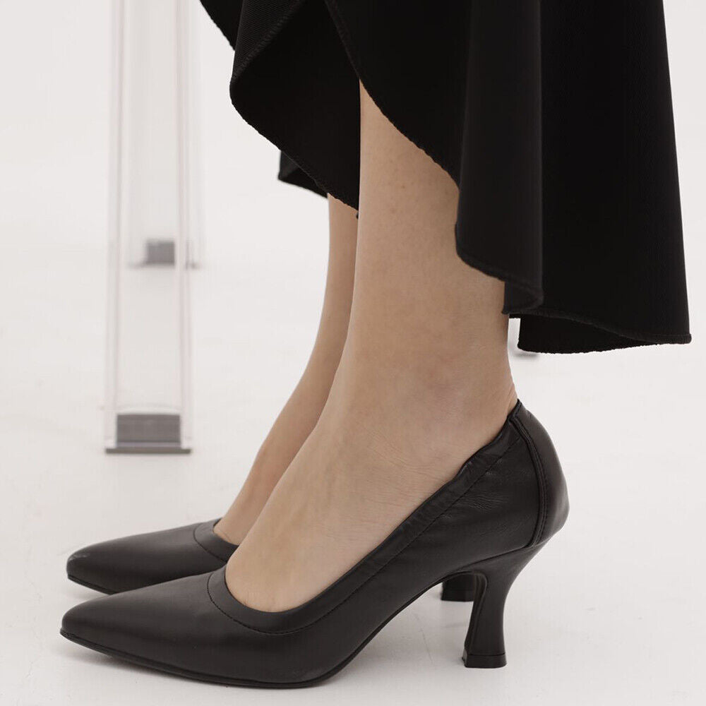 Décolleté Scarpe Da Donna Con Tacco Cerimonia Sposa Elasticizzato 7.5cm MP413-11
