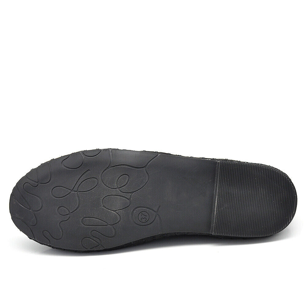 Ballerine Friulane Scarpe Veneziane Donna In Ciniglia / Camoscio sintetico 24012