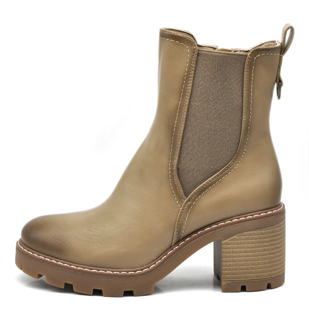 Stivaletti Tronchetti Da Donna Tacco Medio Elastico Cavilgia Platform 6651