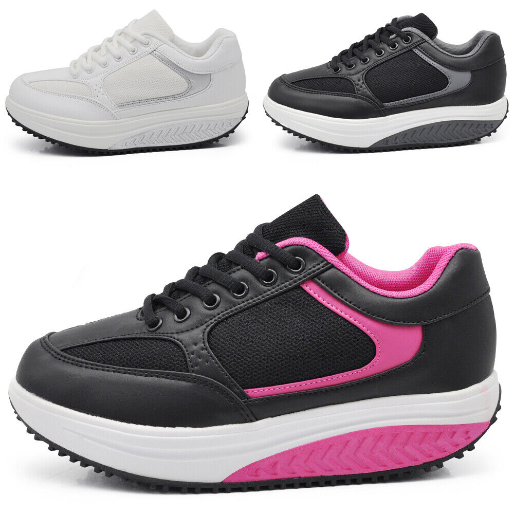 Sneakers Scarpe Da Ginnastica Basculanti Sportive Comode Camminare Donna 3625