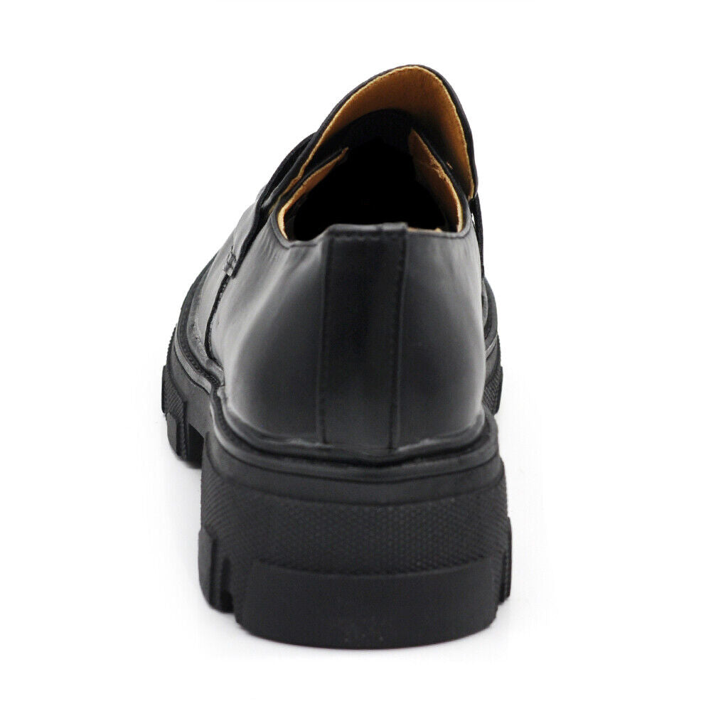 Scarpe Da Donna Mocassini Loafer Slip On Con Platform MP407