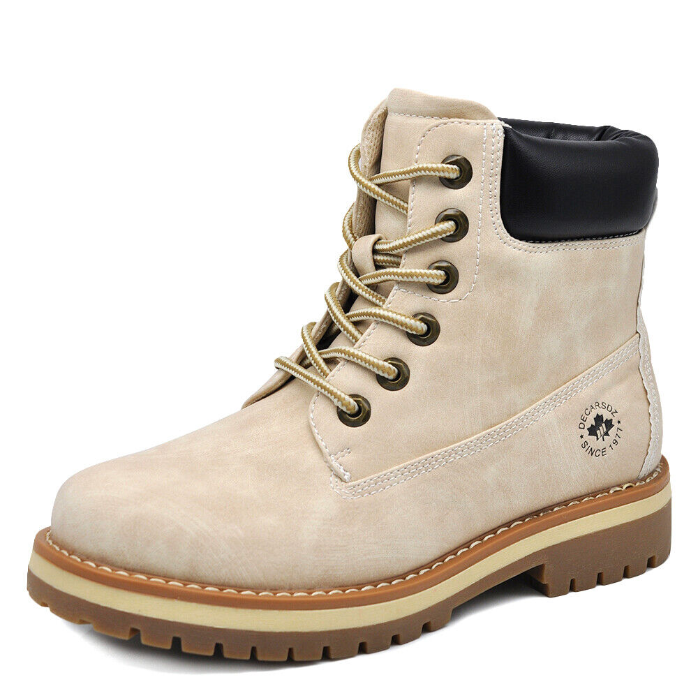 Stivaletti Scarponcini Scarpone Scarpe Stringati da Donna Trekking RW006