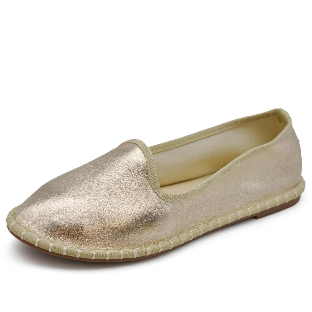 Ballerine Friulane Scarpe Veneziane Donna In Velluto o ecopelle laminato M526