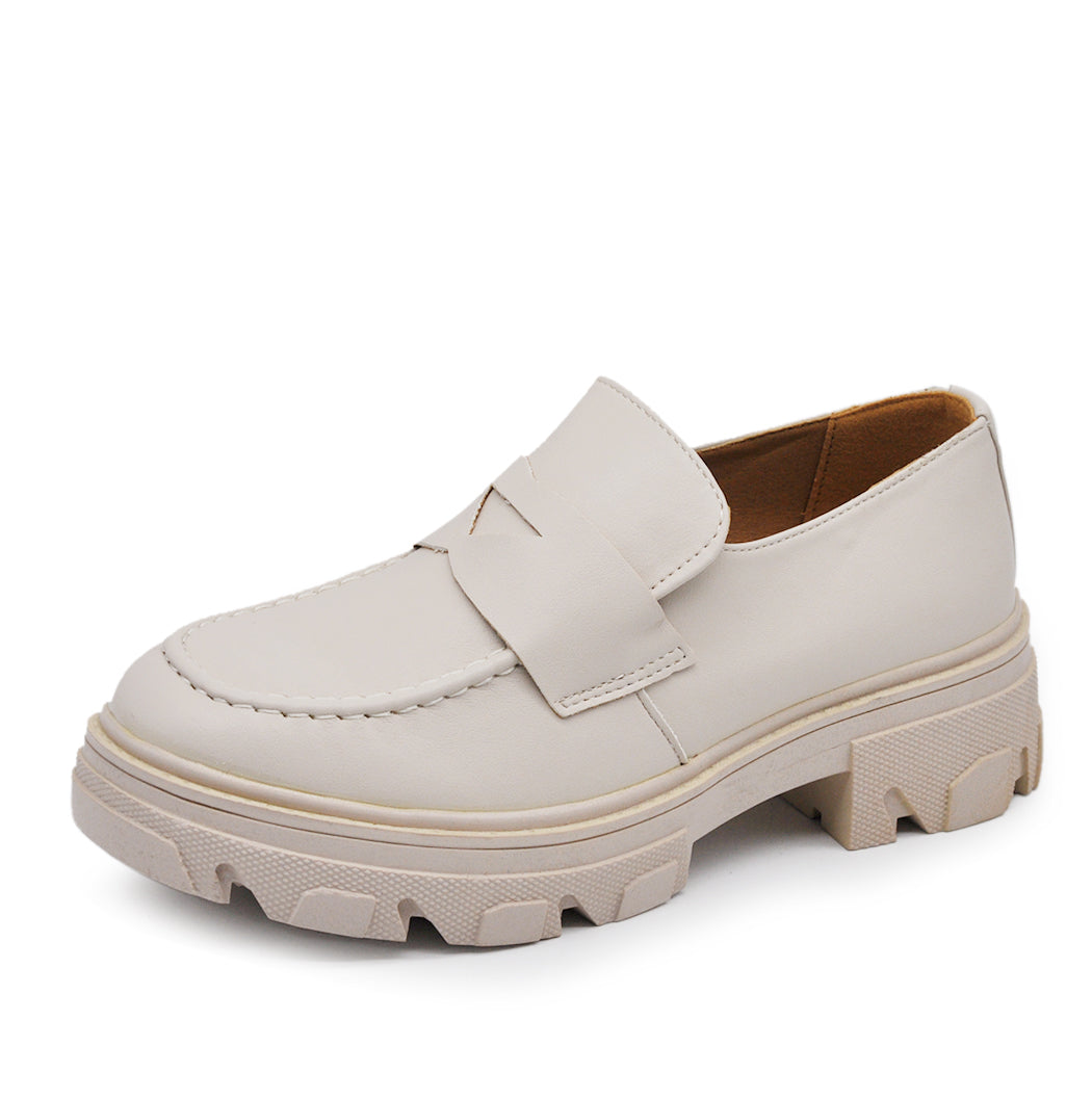 Scarpe Da Donna Mocassini Loafer Slip On Con Platform MP407