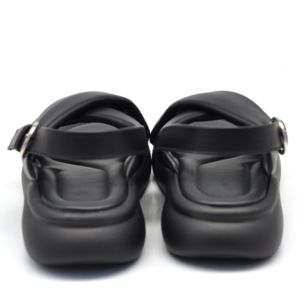 Scarpe Sandali Bassi Da Donna Con Platform Doppio Fondo Comodi e Alla Moda Fasce IncrocciateMP90018