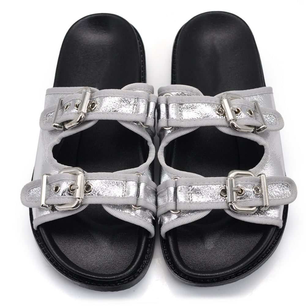 Ciabatte Sandali Infradito da Donna con Cinturini e Fibbie Estive Comode Moda Spiaggia GY8517