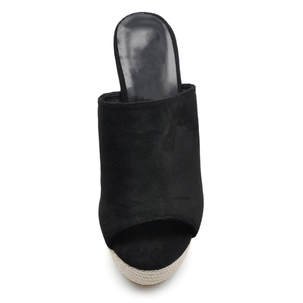 Scarpe Sandali Ciabatte Zoccoli Da Donna Con Zeppe Donna Estive Eleganza e Comfort Suede Z7212-02