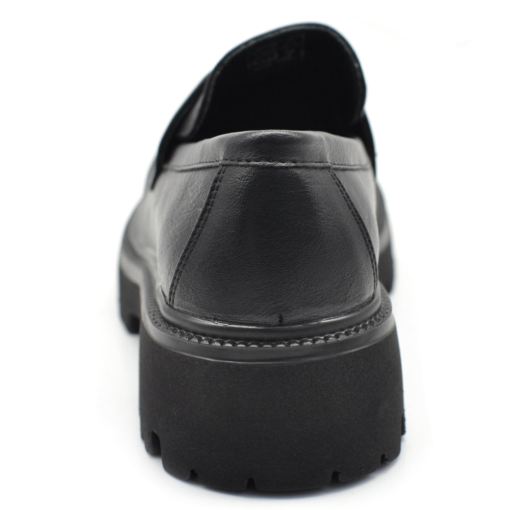 Scarpe Da Donna Mocassini Loafer Slip On Con Platform MP621