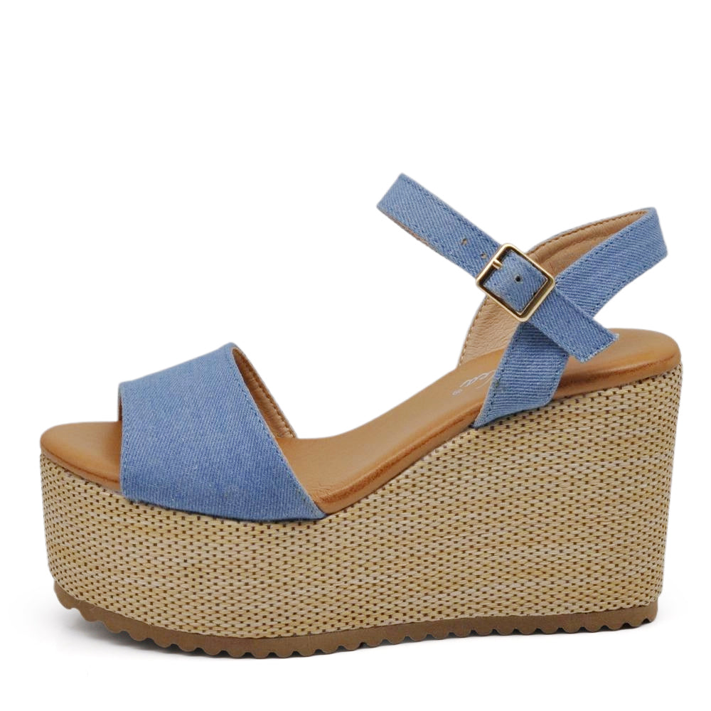 Sandali con Zeppa Donna Platform Eleganza e Comfort Estivo Z7479-09