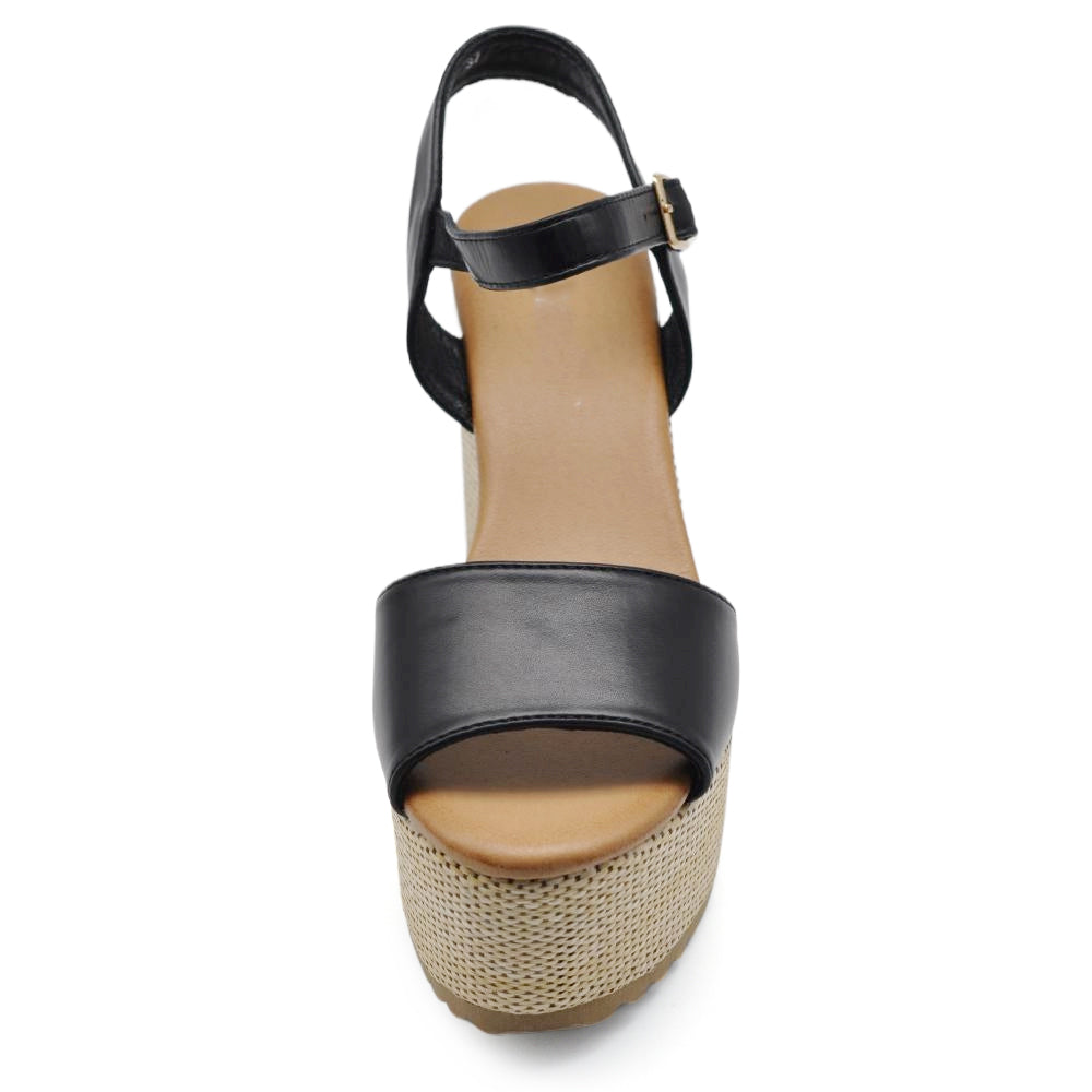 Sandali con Zeppa Donna Platform Eleganza e Comfort Estivo Z7479-09