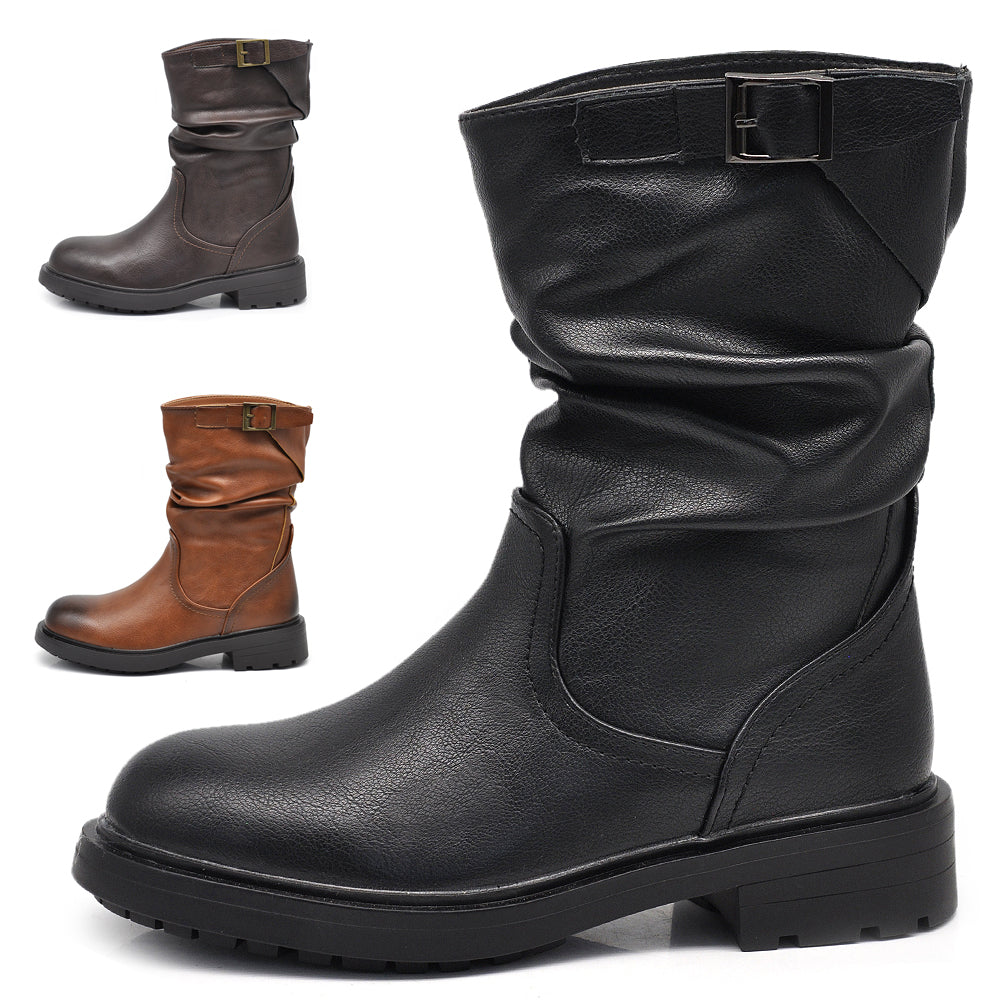 Scarponi PATTON S13 In Pelle Impermeabile Difettati - Foto 2