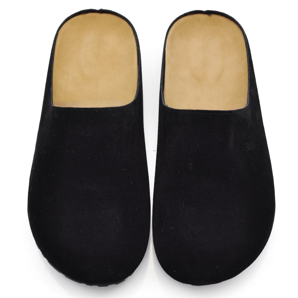 Ciabatte Mule Pantofole in Scamoscio Sintetico Comode con Suola Antiscivolo Stile Minimal AD-130