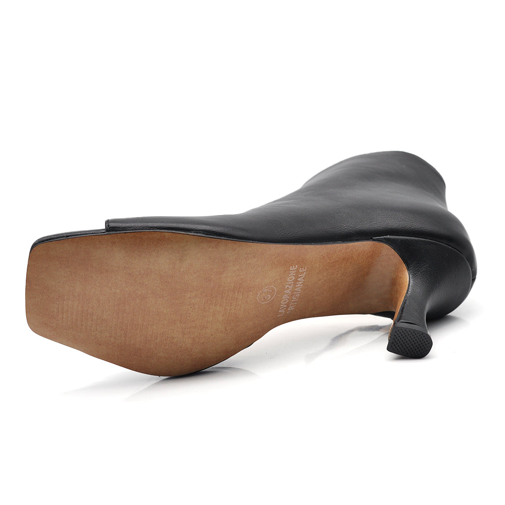 Scarpe Tronchetti Sandali Da Donna Con Tacco A Rocchetto Cerimonia Spuntati