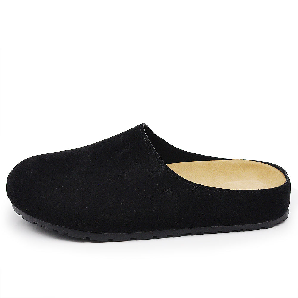 Ciabatte Mule Pantofole in Scamoscio Sintetico Comode con Suola Antiscivolo Stile Minimal AD-130