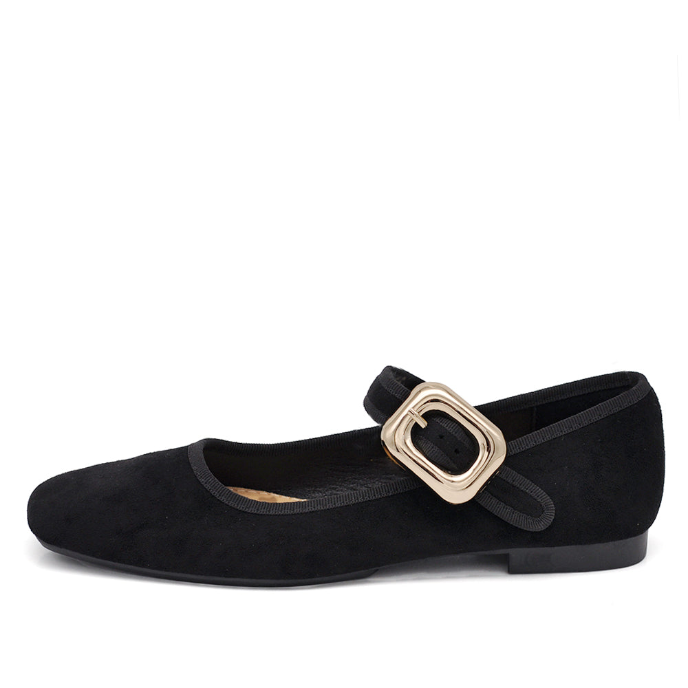 Ballerine Friulane Scarpe Veneziane con Cinturino Da Donna In Suede sintetico K263