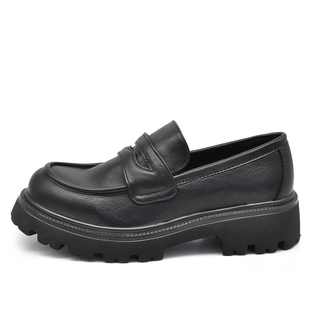Scarpe Da Donna Mocassini Loafer Slip On Con Platform MP621