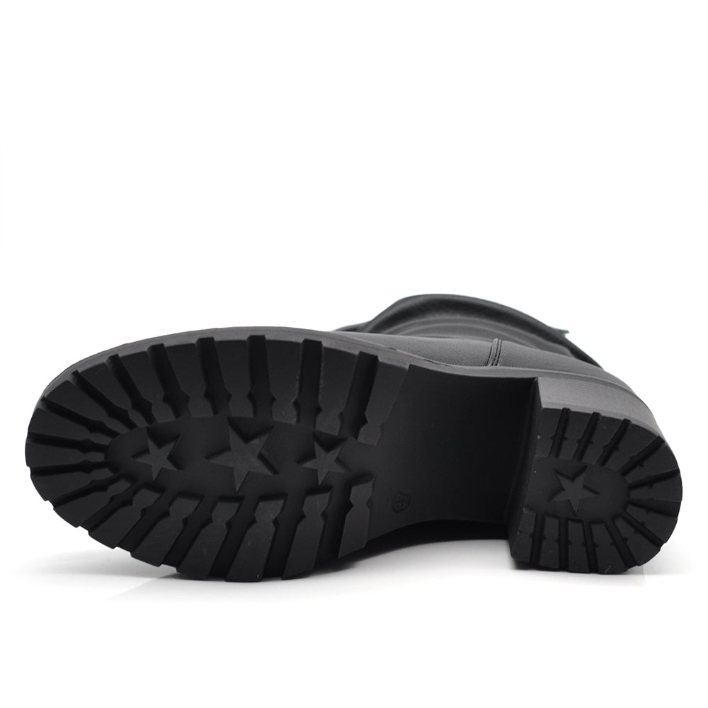 Stivaletti Tronchetti Da Donna Tacco Medio Elastico Cavilgia Platform G699