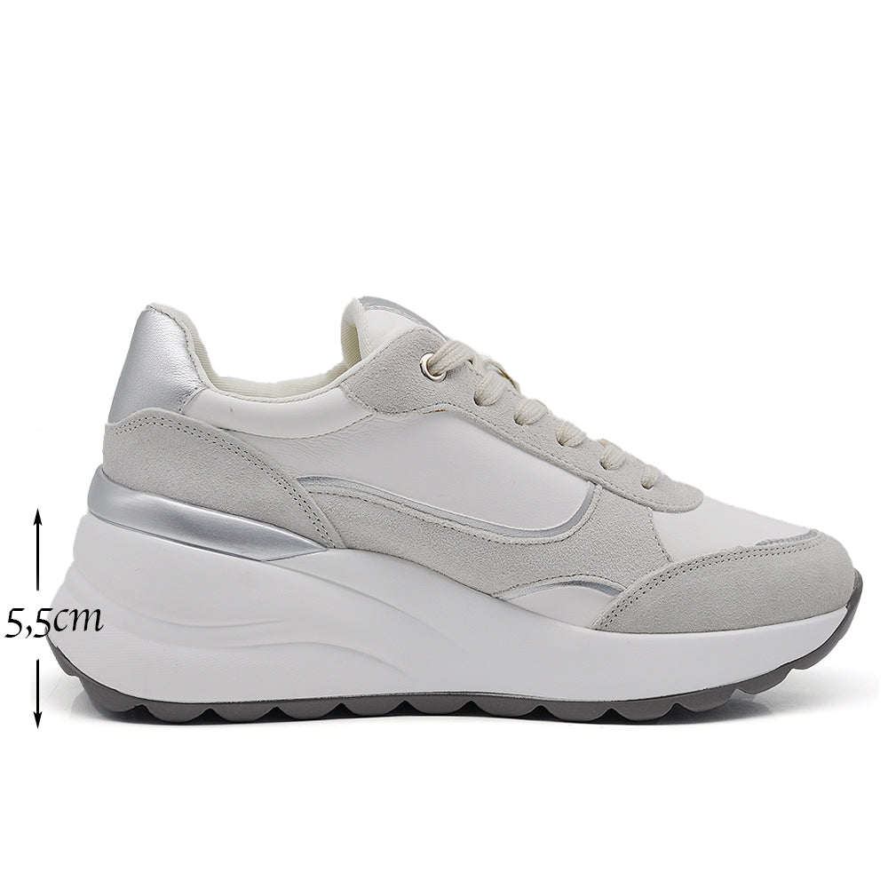 Scarpe Da Donna Ginnastica Sportive Sneaker Zeppa Para Platform MP2604-1