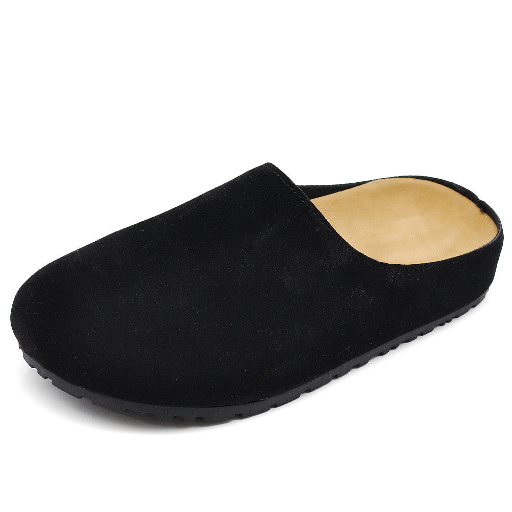Ciabatte Mule Pantofole in Scamoscio Sintetico Comode con Suola Antiscivolo Stile Minimal AD-130