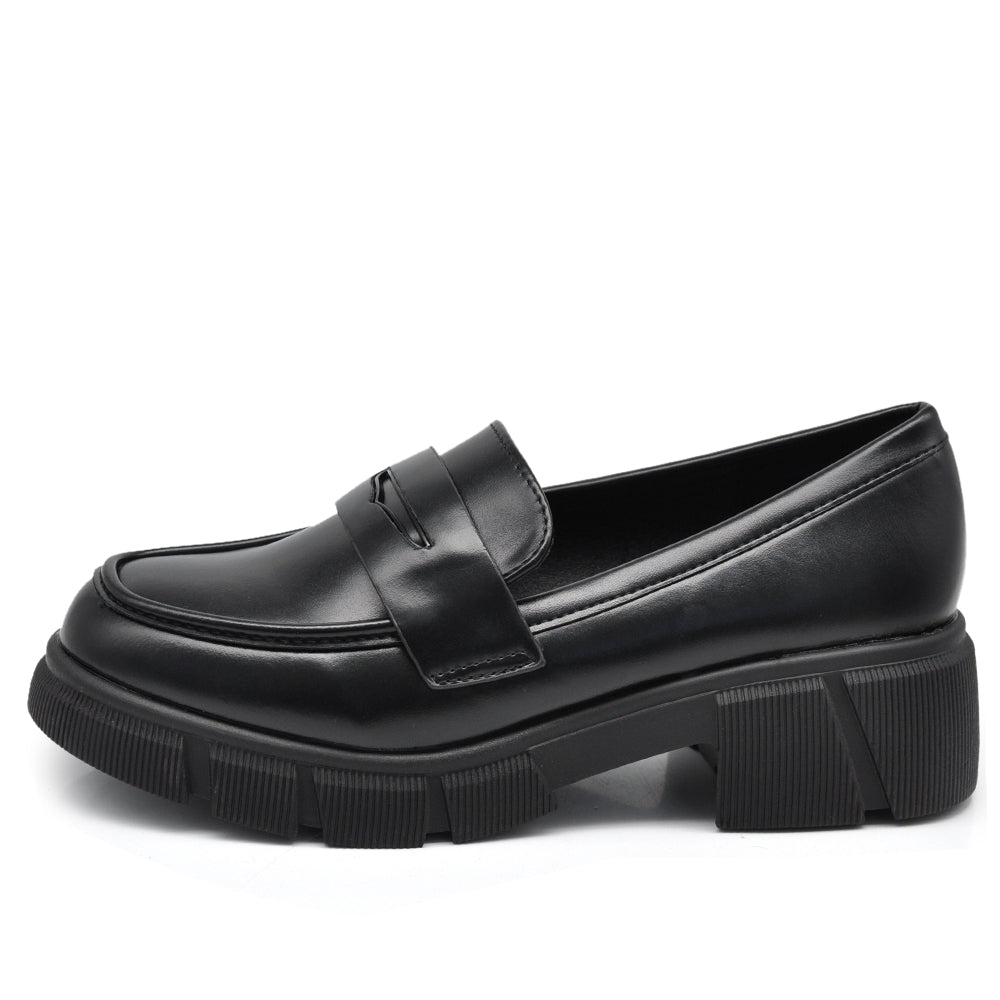 Scarpe Da Donna Mocassini Loafer Slip On Con Platform GH-810