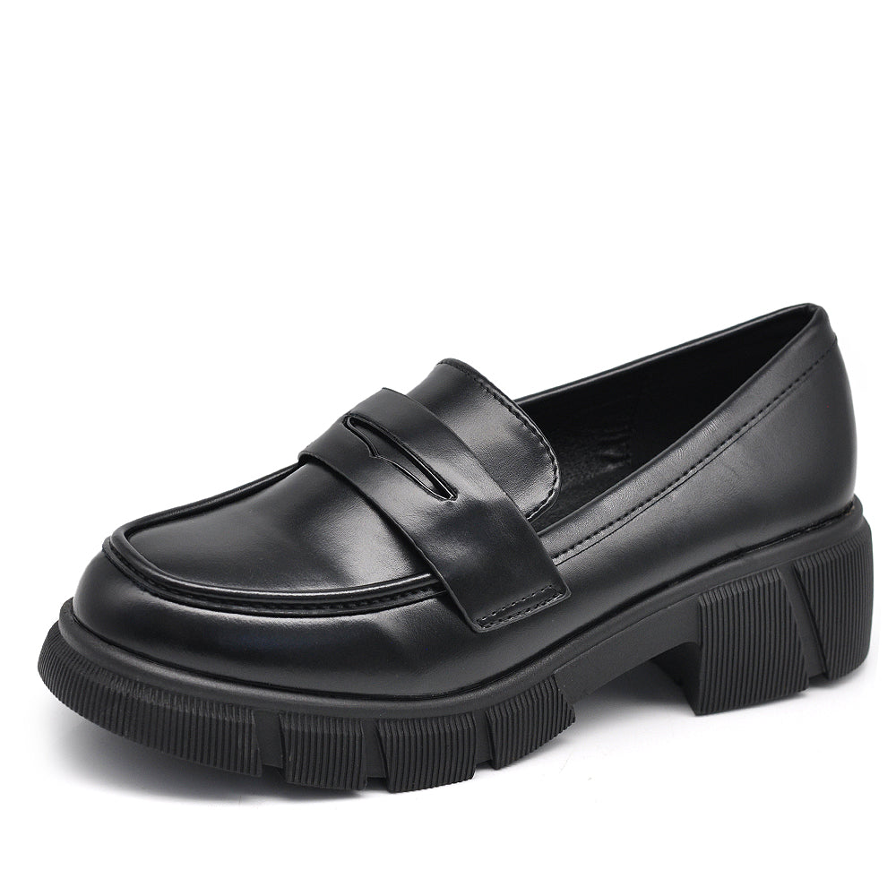 Scarpe Da Donna Mocassini Loafer Slip On Con Platform GH-810