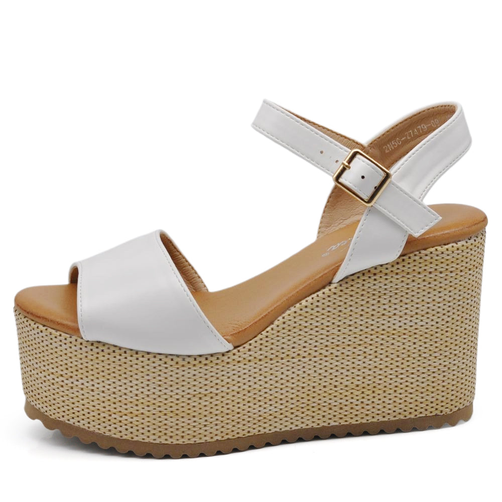 Sandali con Zeppa Donna Platform Eleganza e Comfort Estivo Z7479-09