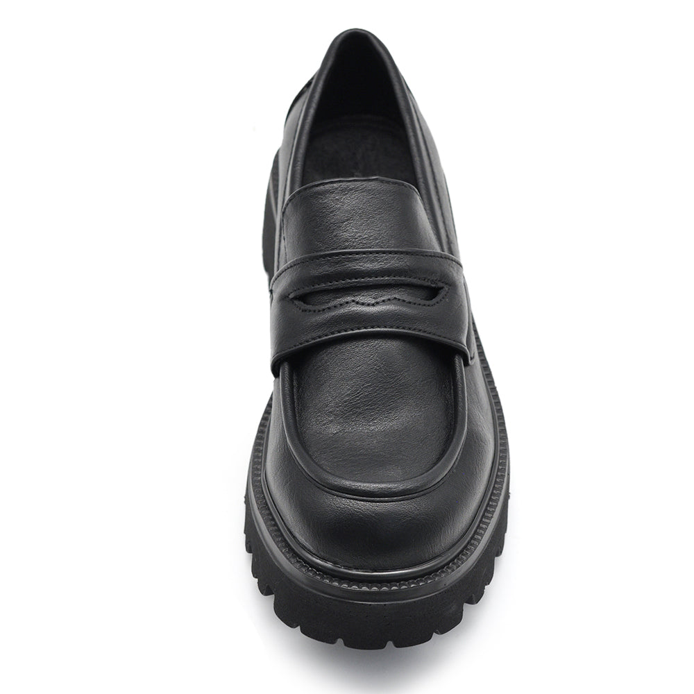 Scarpe Da Donna Mocassini Loafer Slip On Con Platform MP621