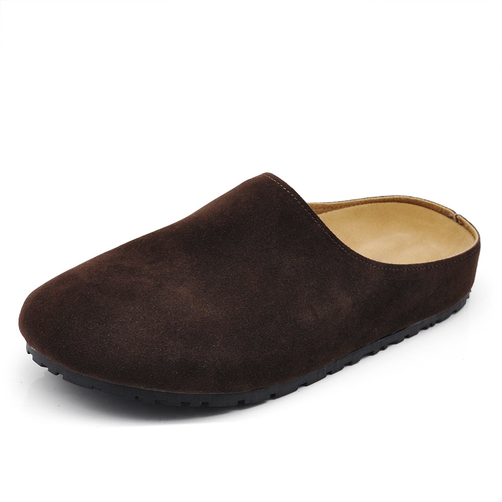 Ciabatte Mule Pantofole in Scamoscio Sintetico Comode con Suola Antiscivolo Stile Minimal AD-130