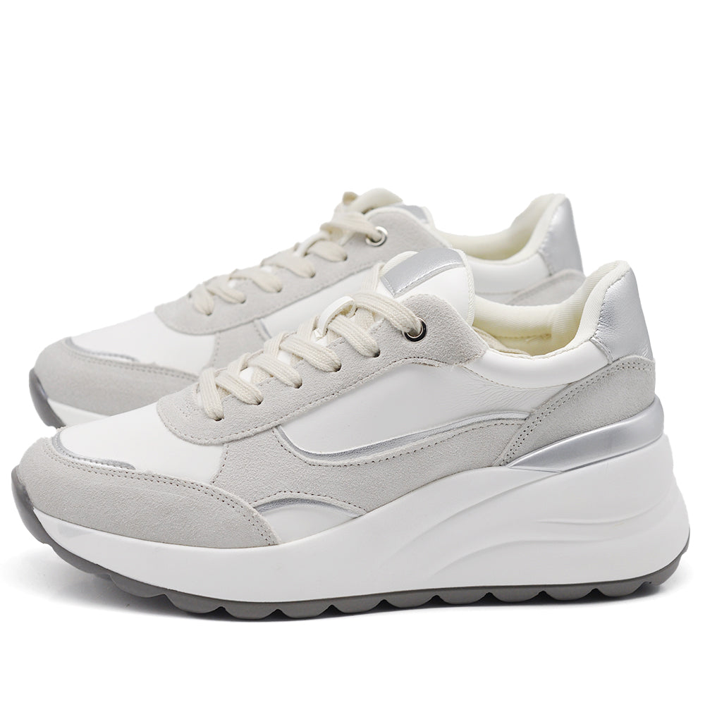 Scarpe Da Donna Ginnastica Sportive Sneaker Zeppa Para Platform MP2604-1