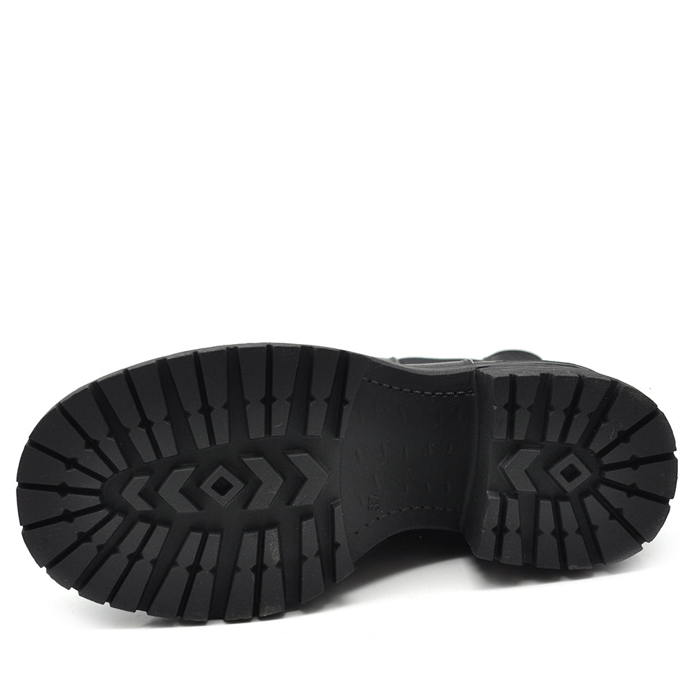 Stivaletti Tronchetti Chelsea Da Donna Elastico Cavilgia Tacco Platform GA015