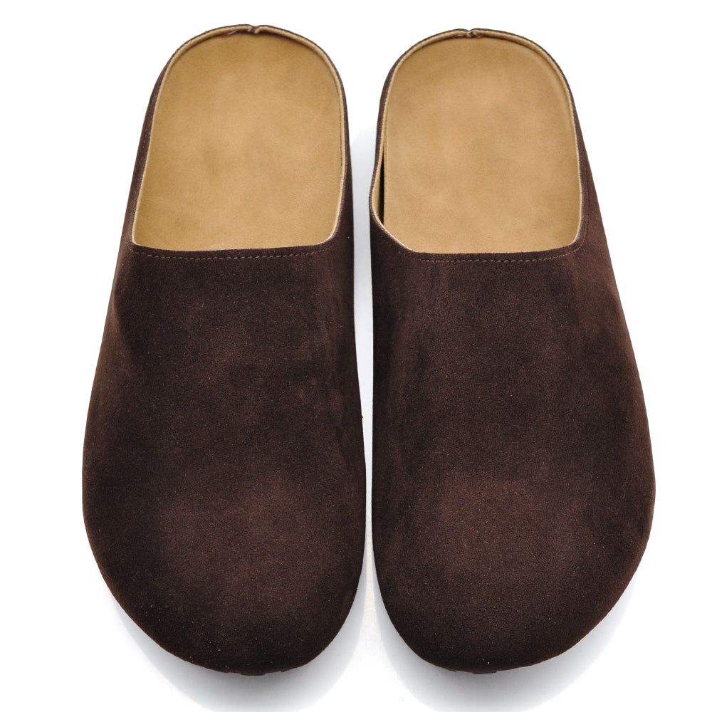 Ciabatte Mule Pantofole in Scamoscio Sintetico Comode con Suola Antiscivolo Stile Minimal AD-130