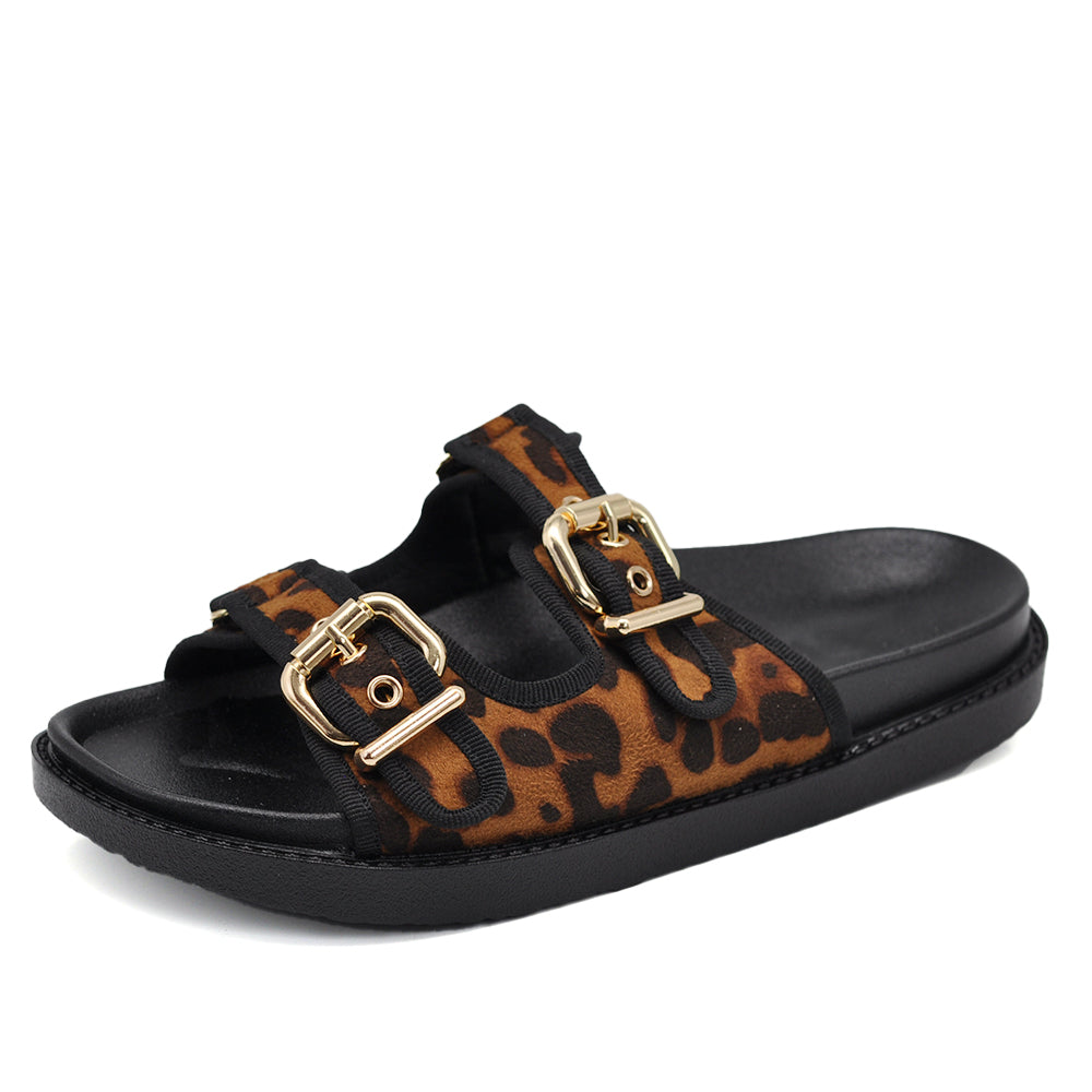Ciabatte Sandali Infradito da Donna con Cinturini e Fibbie Estive Comode Moda Spiaggia GY8517