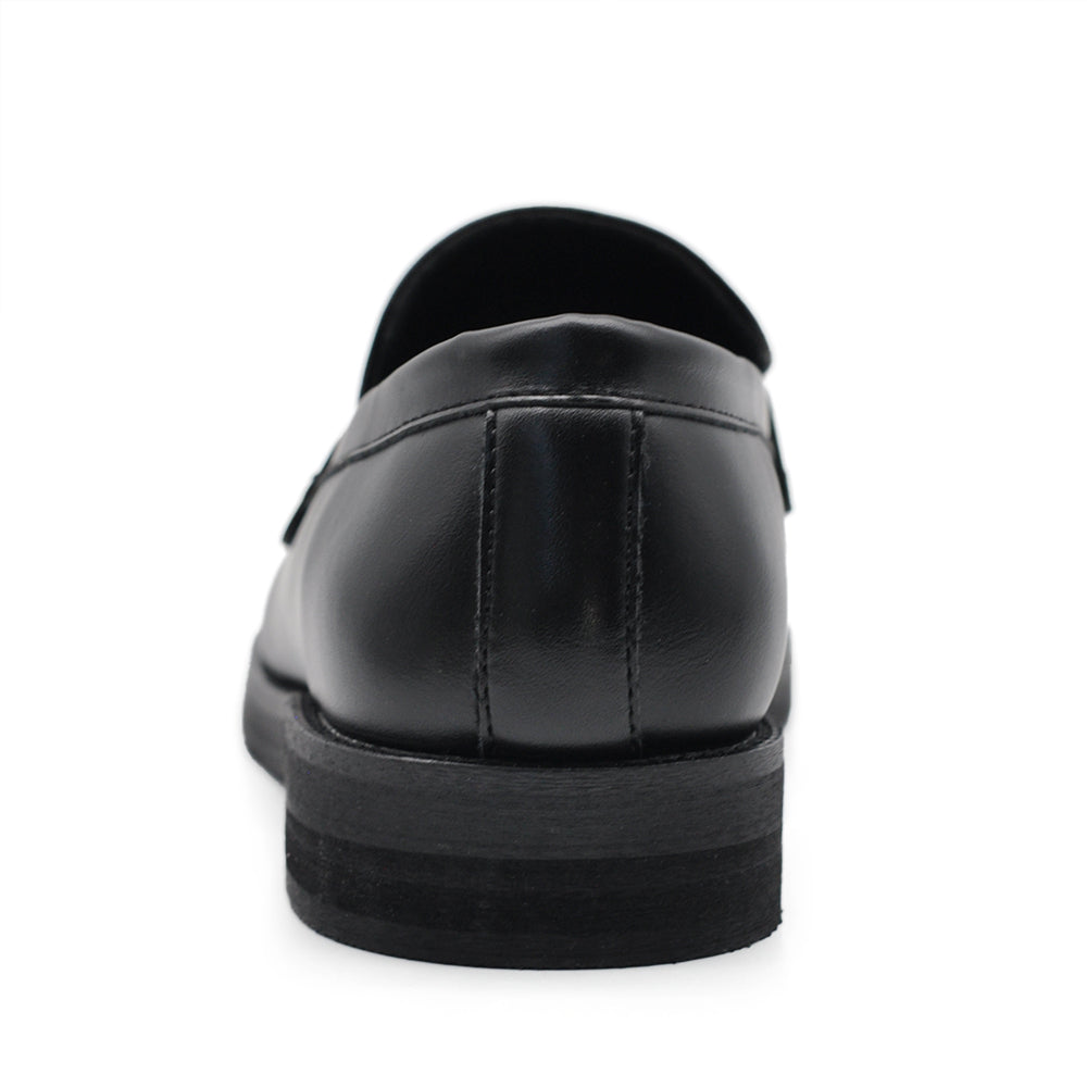 Mocassini Donna Eleganti, Loafers Slip On Casual da Ufficio, Suola Rinforzata con Inserto Effetto Legno, Comodi e Resistenti