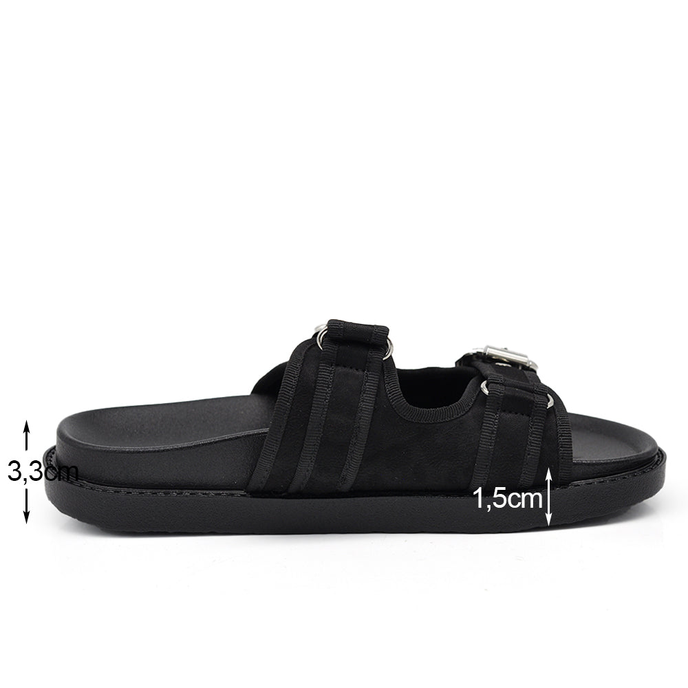 Ciabatte Sandali Infradito da Donna con Cinturini e Fibbie Estive Comode Moda Spiaggia GY8517