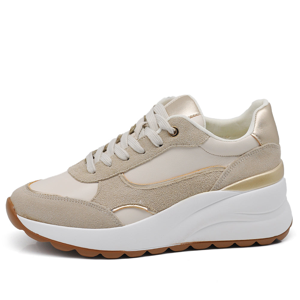 Scarpe Da Donna Ginnastica Sportive Sneaker Zeppa Para Platform MP2604-1