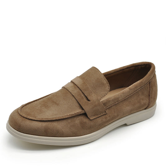 Mocassini Uomo in Camoscio Sintetico con Suola EVA – Scarpe Casual Eleganti Comfort nero blu camel khaki beige