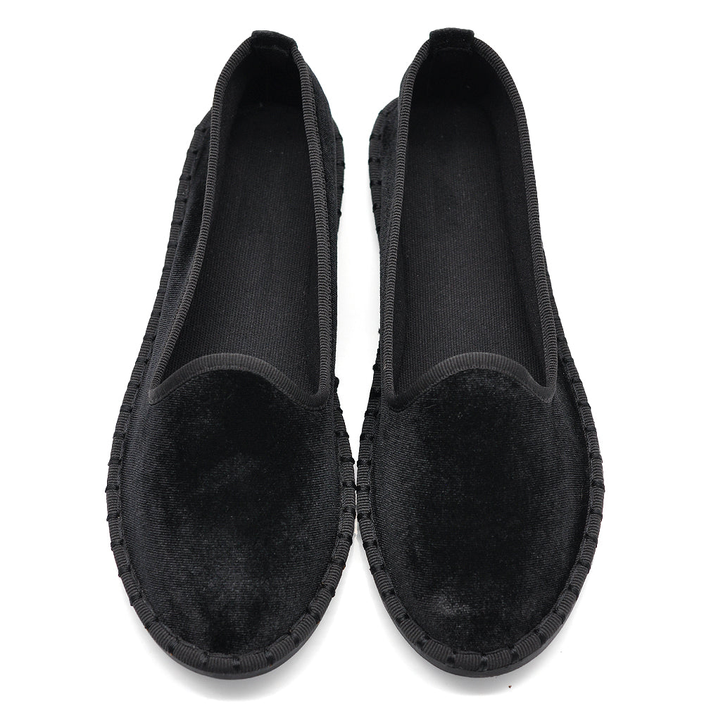 Scarpe Friulane Veneziane Donna in Velluto – Mocassini Eleganti Artigianali