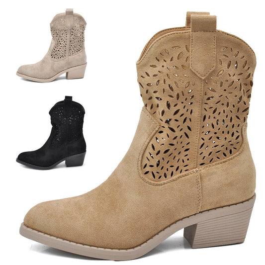 Stivaletti Camperos IF Fashion Per Donna | Pelle Sintetica, Altezza Alla Caviglia | Design Pull-on - Foto 6