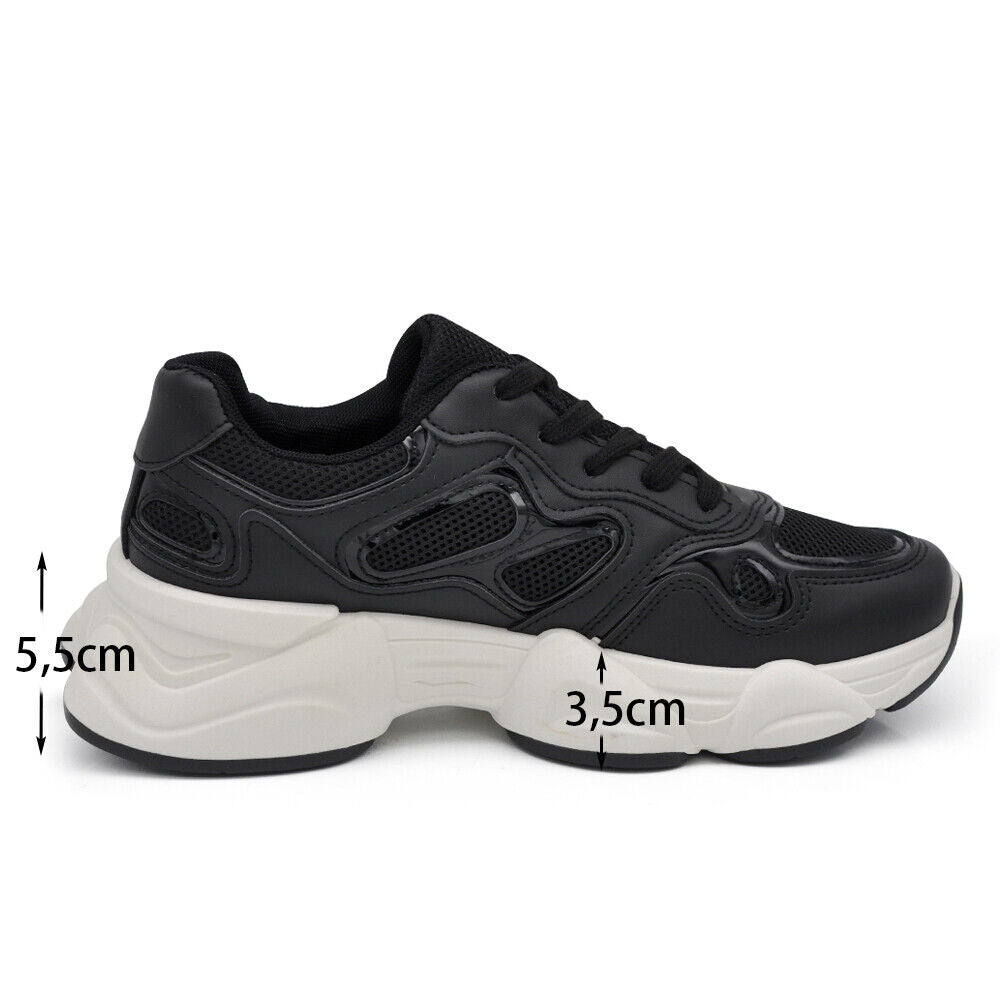 Scarpe Da Ginnastica Sportive clunky sneakers Donna Platform GR-1180