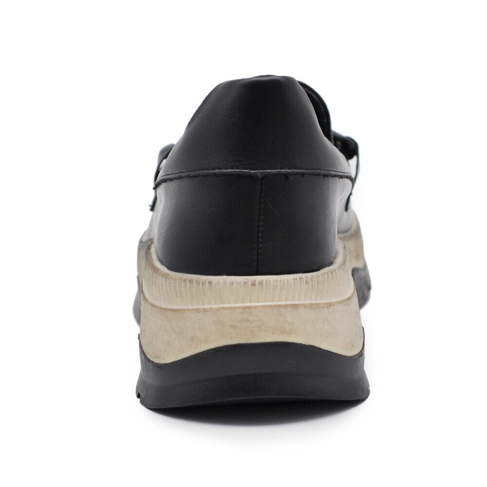 Scarpe Sneakers Mocassini Slip On Da Donna Con Catena Platform Zeppa GR-6648