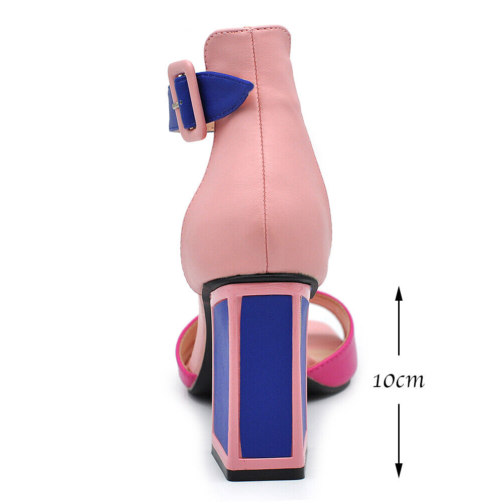 Scarpe Sandali Tacco Multicolori Da Donna Cerimonia Sposa X8193 nero bianco fuxia verde lilla bluette arancione