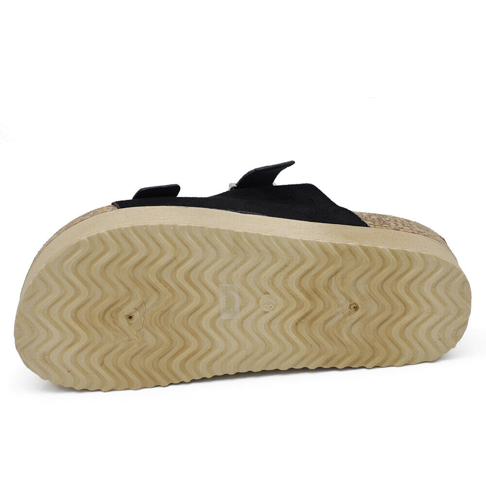 Scarpe Sandali Ciabatte Da Donna Con Fibbie Platform Zeppa SSS91