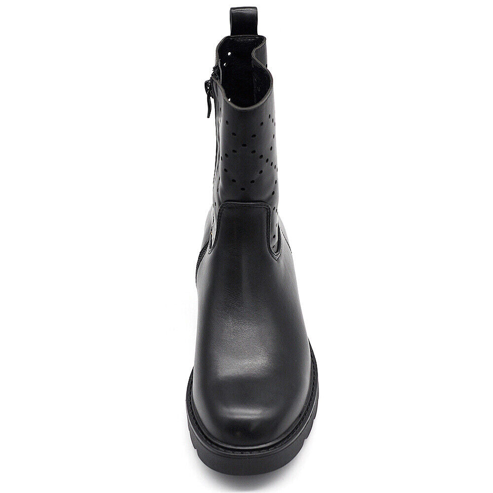 Stivali Stivaletti Catena staccabile Biker Primaverili Estivi Da Donna D7910