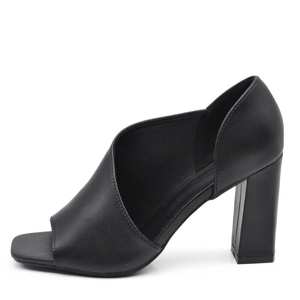 Scarpe Sandali Da Donna Con Tacco A Blocco Cerimonia Spuntati LY9293