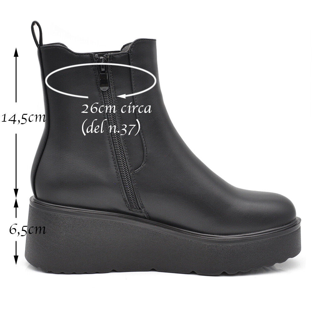 Scarpe Stivaletti Da Donna Con Zeppa Platform XG110