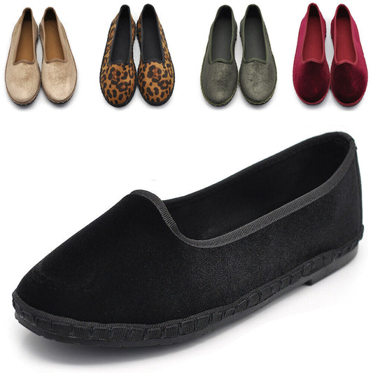 Ballerine Friulane Scarpe Veneziane Donna In Ciniglia / Camoscio sintetico 24012