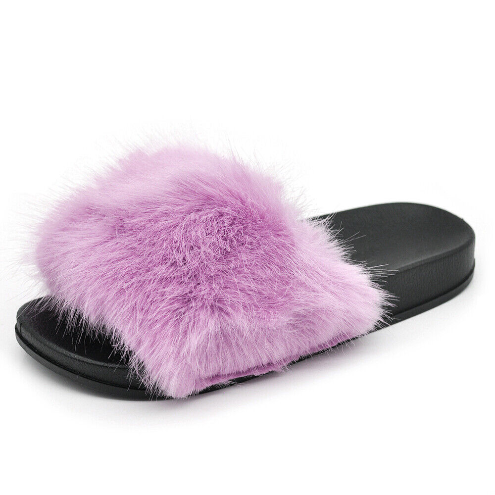 Rosa Ciabatte Donna Con Pelo Ciabatta Ciabatte Con Pelo Dentro